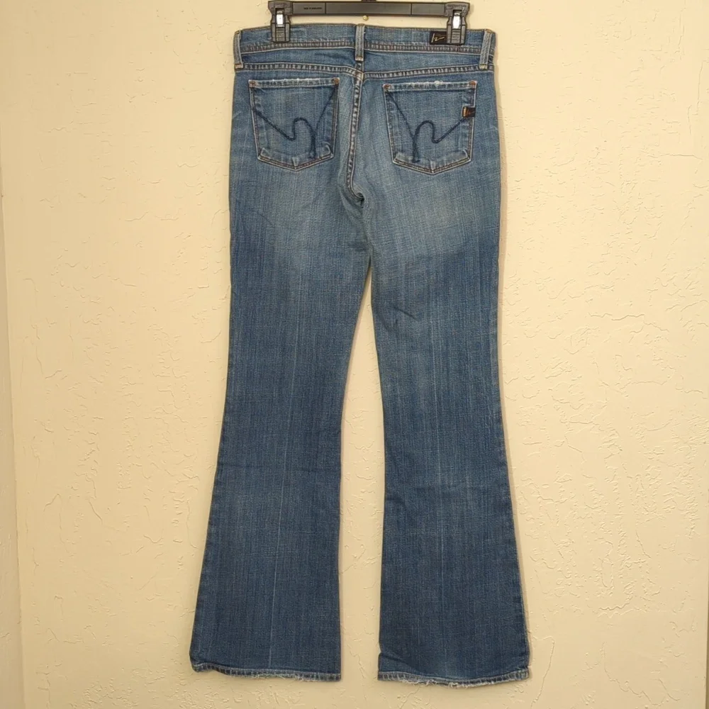 Citizens Of Humanity Y2K Ingrid #002 Stretch Low Rise Flare Jeans Size 28